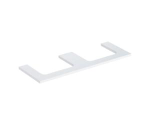 Geberit Geberit Plan de vasque One 135x3x47cm, blanc/lot brillant, découpe 2 fois Quantité:1