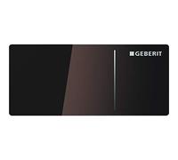 Geberit - GEBERIT Poussoir sigma70, pour double charge de chasse : verre marron Grillage (242.813. SQ. 1)