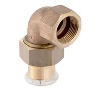 Geberit Geberit Raccord d'angle Mapress 28 mm x Rp 1, Cu, 90°, plat, avec filetage femelle, RG Quantité:1