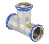 Geberit Geberit Raccord en T gaz Mapress d= 18 mm, égal, acier inoxydable Quantité:1