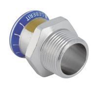 Geberit Geberit Raccord gaz Mapress d 76,1 mm x R 2 1/2, M, pour gaz naturel et gaz liquide, ES Quantité:1
