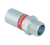 Geberit Geberit raccord Mapress acier C d 15xR 1/2, mâle fileté et emboîture, galvanisé Quantité:1