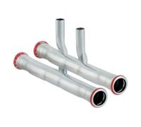 Geberit Geberit Set de raccord en T Mapress C-St. d 22x15mm, pour VL/RL, galvanisé extérieur Quantité:1