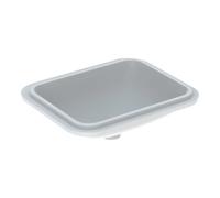 Geberit Geberit Sous-meuble lavabo VariForm 53x44 cm, sans trop-plein, verre blanc Quantité:1