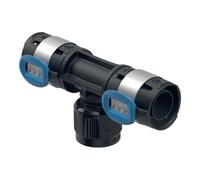 Geberit Geberit Té de dérivation FlowFit d 16 mm x Rp MF 1/2 x 16 mm, avec MasterFix, DG Quantité:1