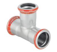 Geberit Té Mapress égal acier C d 22 mm, galvanisé extérieur
