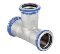 Geberit Geberit Té Mapress d= 28 mm, neutre, sans LABS, acier inoxydable Quantité:1