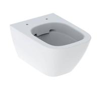 Geberit Geberit WC suspendu, chasse profonde Smyle Square 4,5 l, évac. cachée, fermé, sans bride, blanc Quantité:1