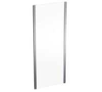 Geberit GEO - Paroi de douche 80x190 cm, argent/verre transparent 560.117.00.2