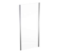 Geberit GEO - Paroi de douche 90x190 cm, argent/verre transparent 560.127.00.2