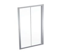 Geberit GEO - Porte de douche 120x190 cm, argent/verre clair 560.153.00.2