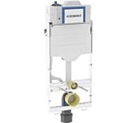 Geberit GIS mural - WC élément 461207002 avec Sigma, réservoir encastré 12 cm, avec chasse d'eau hygiénique HS3/ 2000 raccordement eau