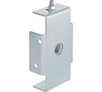 Geberit Gis porte-tube à point fixe 461099001 Rp 2000 / 2, galvanisé, avec plaque de base
