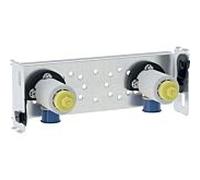 Geberit Gis traverse 461740001 pour Robinetterie mural 15,3 cm, avec deux raccordements d'eau
