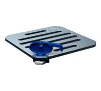 Geberit - Grille fermable à clé pour siphons de sol 13x13 cm, inox 388.107.00.1