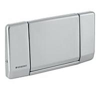 Geberit plaque d' exploitation Highline 115 151 001 en acier inoxydable, la vis de purge d'arrêt de chasse d' eau