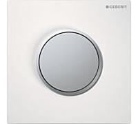 Geberit Hytouch Sigma 10 commande d'urinoir 116015KL1 pneumatique, blanc / chromé mat