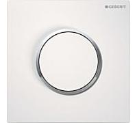 Geberit Hytouch Typ 10 commande urinoir 116015KJ1 pneumatique, blanc / chrome / blanc