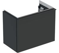 Geberit iCon Armoire pour lave-mains, 1 tiroir, 52x41,5x30,7 cm, 502302, 502302JK1, Couleur: Façade/carcasse : lava/lacqué mat, poignée : lava/poudré mat - CM