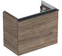 Geberit iCon lave-mains élément bas 502302JR1 52x41,5x30,7cm, tiroir 2000 , poignée noyer/lave mat
