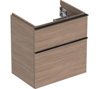 Geberit iCon meuble sous-vasque 502307JH1 59,2x61,5x41,6cm, 2 tiroirs, chêne, poignée lave mate