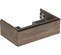 Geberit iCon meuble sous-vasque 502311JR1 74x24,7x47,6cm, poignée noyer/lave mat