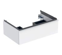 Geberit Meuble sous-vasque iCon 75 cm, 1 tiroir, poignée, blanc brillant – 502.311.01.1