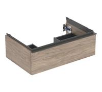 Geberit iCon meuble sous-vasque 502311JR1 74x24,7x47,6cm, poignée noyer/lave mat
