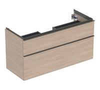 Geberit iCon meuble sous-vasque 502306JH1 118,4x61,5x47,6cm, 2 tiroirs, poignée chêne/lave mat