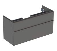 Geberit Meuble sous-vasque suspendu iCon 502.306.JK.1 118,4 x 61,5 x 47,6 cm, 2 tiroirs, lava mat