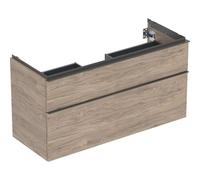 Geberit Meuble sous-vasque iCon 502.306.JR.1 118,4x61,5x47,6 cm 1 cuve 2 tiroirs Noyer Carya