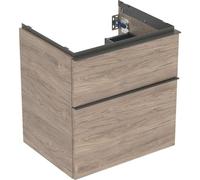 Geberit iCon armoire basse pour lavabo, 2 tiroirs, 59,2x61,5x47,6 cm, 502303, 502.303.JR.1