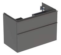 Geberit iCon meuble sous-vasque 502305JK1 88,8x61,5x47,6cm, 2 tiroirs, lave mat/lave mat