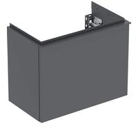 Geberit iCon Armoire pour lave-mains, 1 tiroir, 52x41,5x30,7 cm, 502302, 502.302.JK.1, Couleur: Façade/carcasse : lava/lacqué mat, poignée : lava/poudré mat