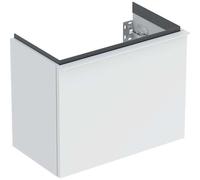 Geberit iCon Armoire pour lave-mains, 1 tiroir, 52x41,5x30,7 cm, 502302, 502302013, Couleur: Façade/carcasse : blanc/lacqué mat, poignée : blanc/poudré mat - CM
