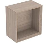 Geberit iCon boîte murale 502321JH1 22,5x23,3x13,2cm, carrée, structure chêne naturel/mélamine