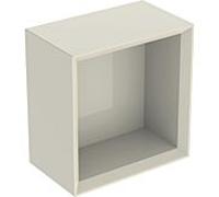 Geberit iCon boîte murale 502321JL1 22,5x23,3x13,2cm, carré, gris sable/laqué brillant