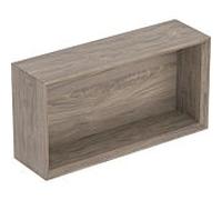 Geberit iCon boîte murale 502322JR1 45x23,3x13,2cm, rectangulaire , structure noyer/mélamine