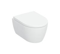 Geberit iCon Set mural washdown WC 503048008 35,5x49cm, saillie raccourcie, avec siège WC , blanc KeraTect