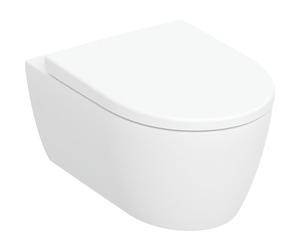 Geberit iCon ensemble cuvette + abattant suspendue oui blanc brillant 501.664.00.1