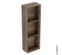 Geberit Étagère iCon 502320JR1 – 22,5×70×13,2 cm – rectangulaire, structure noyer/mélamine