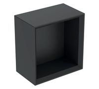 Geberit iCon étagère carrée, 22,5x23,3x13,2 cm, 502321, 502.321.JK.1, Couleur: Façade/carcasse : lava/lacqué mat, poignée : lava/poudré mat