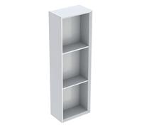 Geberit iCon étagère rectangulaire, 22,5x70x13,2 cm, 502320, 502320011, Couleur: Façade/carcasse : blanc/laqué brillant, poignée : blanc/poudré mat - CM