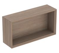 Geberit iCon étagère rectangulaire, 45x23,3x13,2 cm, 502322, 502.322.JH.1, Couleur: Façade/carcasse : structure en chêne/mélaminé, poignée : lave/poudrage mat