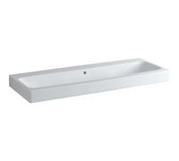 Geberit lavabo iCon 120 x 48,5 cm, sans trou pour robinetterie, blanc , avec trop-plein
