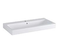 Geberit iCon lavabo 124090000 90 x 48,5 cm, blanc, avec trou pour robinetterie et trop-plein