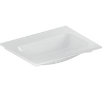 Geberit iCon lavabo pour meubles, sans trou pour robinetterie, sans trop-plein, 600x480mm, 501843004, Couleur: blanc / KeraTect - CM