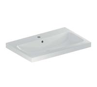 Vasque à poser Geberit iCon Light 75x48 trou robi trop plein Blanc brillant - GEBERIT 501.848.00.1