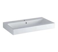 Geberit iCon lavabo à poser avec trou pour robinetterie, 75x48,5cm blanc, 124575600, Couleur: Blanc, avec KeraTect