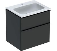 Geberit iCon lavabo avec meuble 60 cm graphite 502.335.JK.1